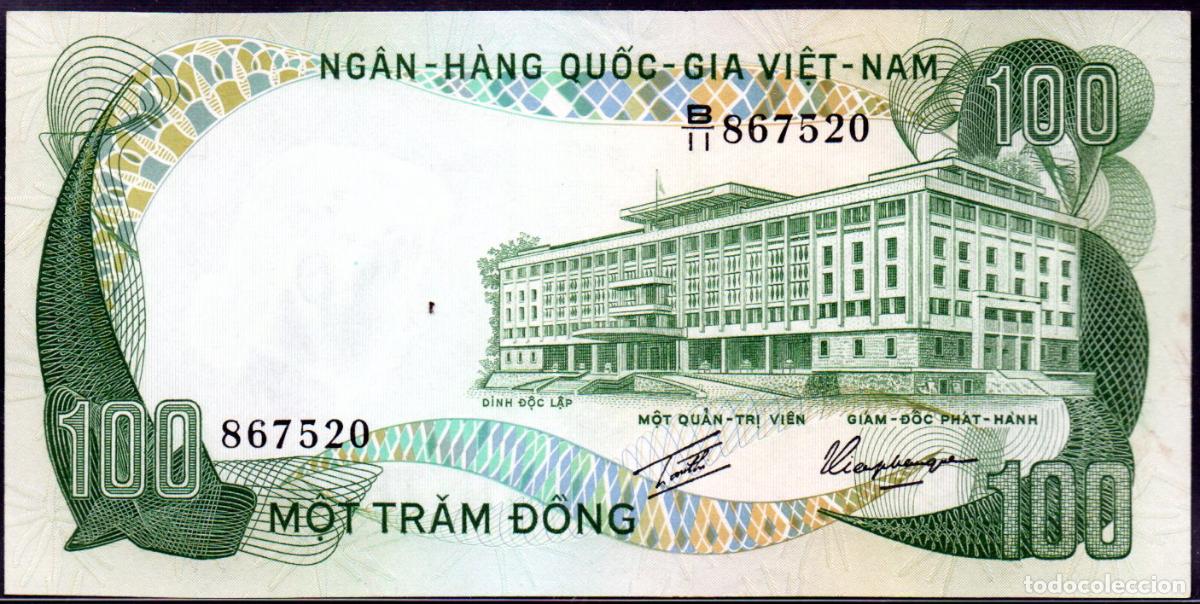 Billetes extranjeros: VIETNAM del SUR - 100 DONG - Pick. 31 - S/C