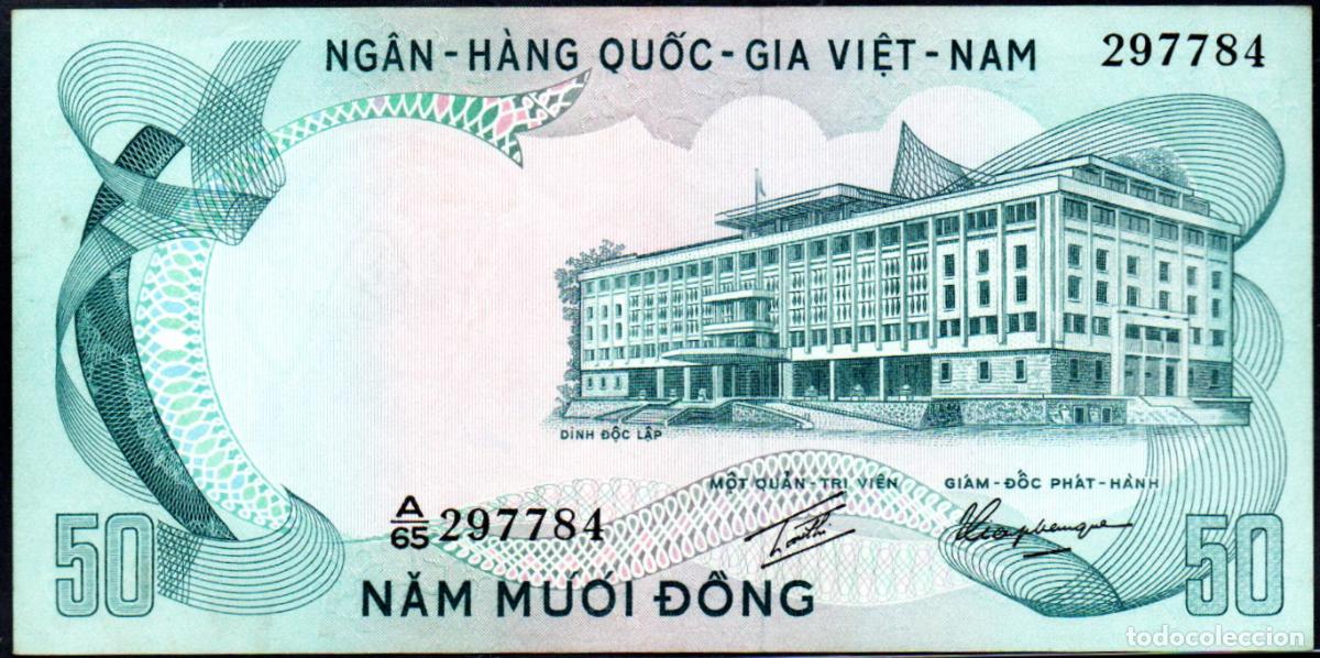 Billetes extranjeros: VIETNAM del SUR - 50 DONG - Pick. 30 - S/C