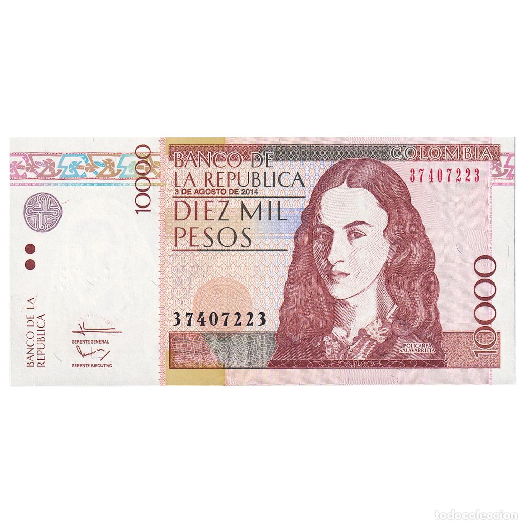 Billetes extranjeros: [#247052] Billete, 10000 Pesos, 2014, Colombia, 2014-08-03, UNC