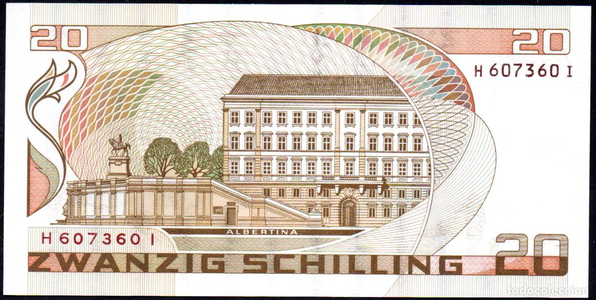 Billetes extranjeros: AUSTRIA - 20 CHELINES 1986 - Pick. 148 - S/C - Foto 2