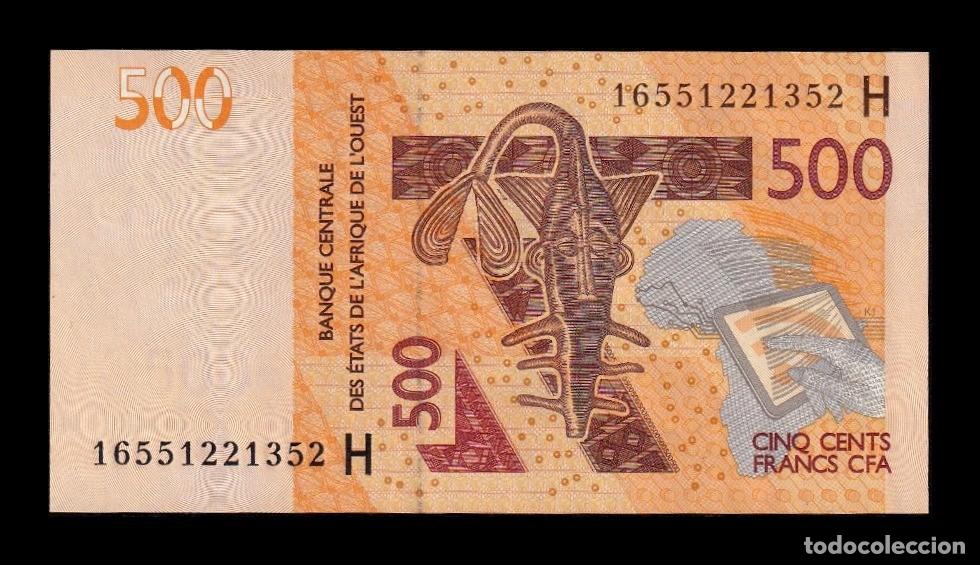 Billetes extranjeros: Estados de &Aacute;frica Occidental N&iacute;ger 500 Francos 2016 Pick 619He Sc Unc