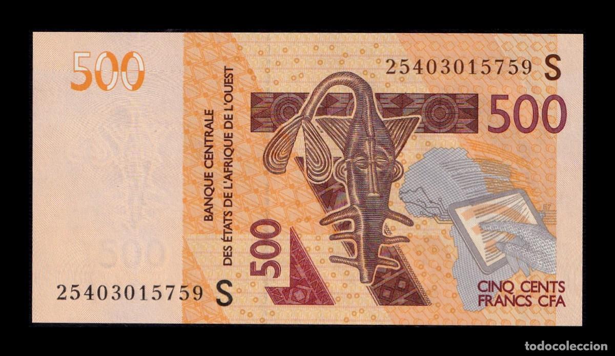 Billetes extranjeros: Estados de &Aacute;frica Occidental Guinea Bissau 500 Francos CFA 2012 (2025) Pick 919S Sc Unc
