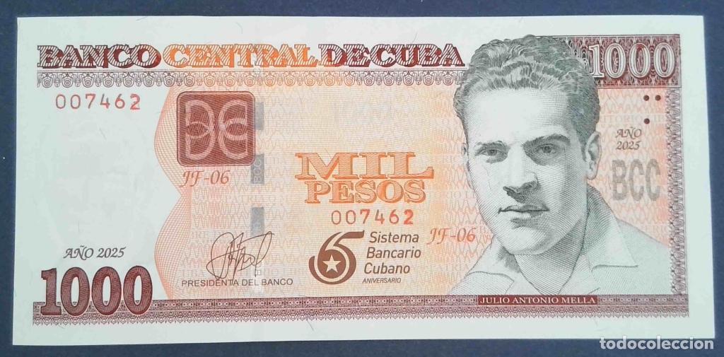 Billetes extranjeros: Cuba, 1.000 Pesos 2025 - 134 - (SC / UNC) [007462]