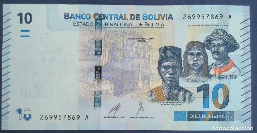 Billets internationaux: Bolivia, 10 Bolivianos L. - P248 - (SC / UNC) [269957869A]