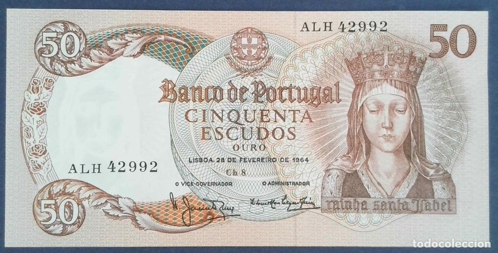 Internationale Banknoten: Portugal, 50 Escudos 1964 - 168 - (SC / UNC) [ALH42992]