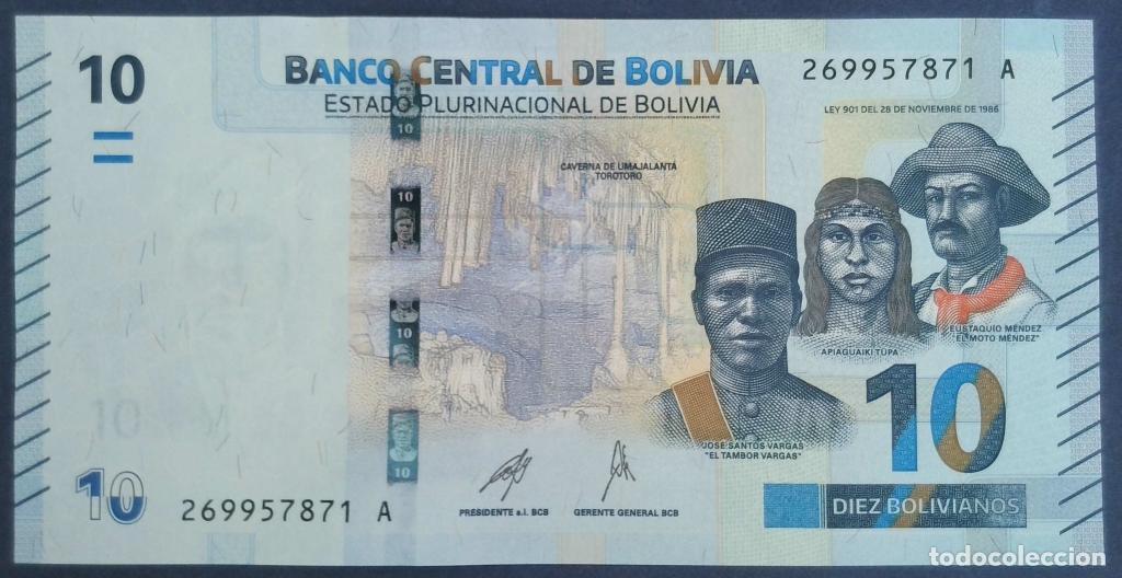 Internationale Banknoten: Bolivia, 10 Bolivianos L. - P248 - (SC / UNC) [269957871A]