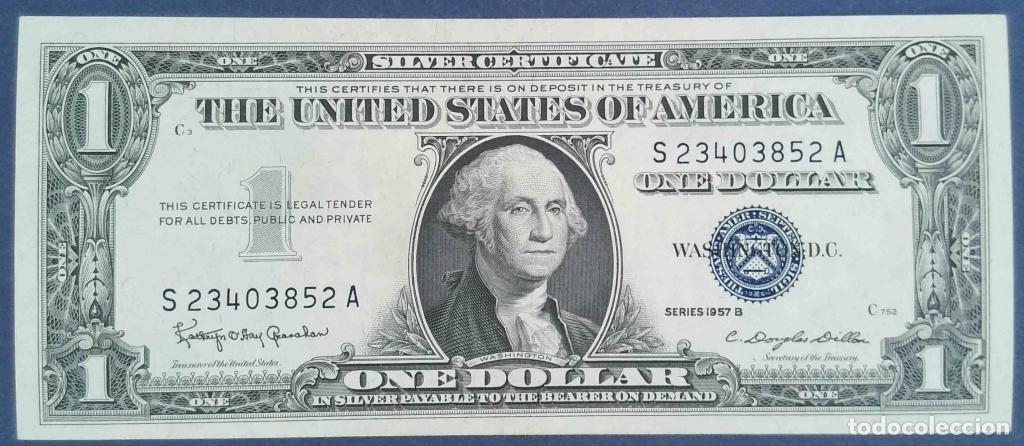 Billetes extranjeros: Estados Unidos de Am&eacute;rica, 1 Dollar 1957, 1957A - 419b - (SC / UNC) [S23403852A]
