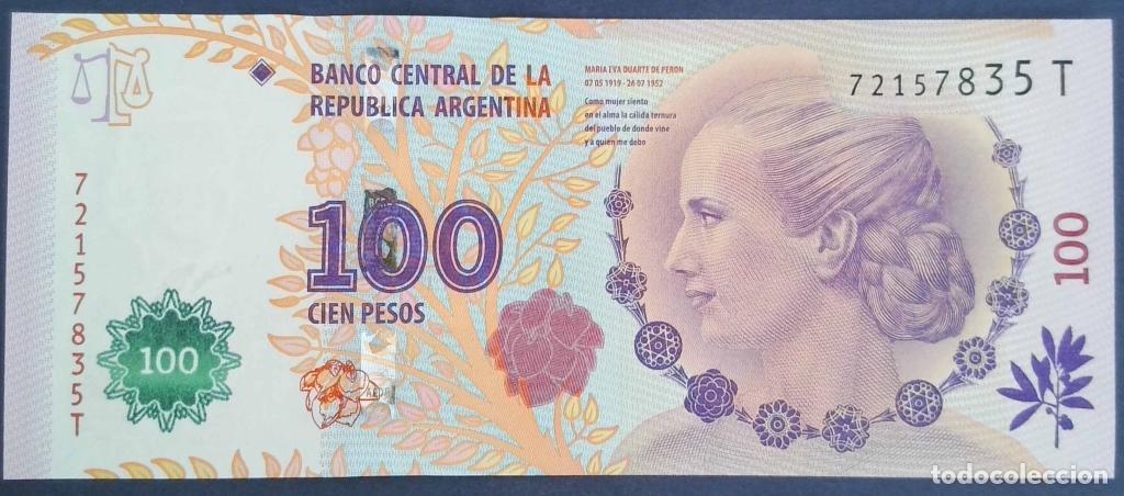 Billetes extranjeros: Argentina, 100 Pesos ND (issued - 358b - (SC / UNC) [72157835T]