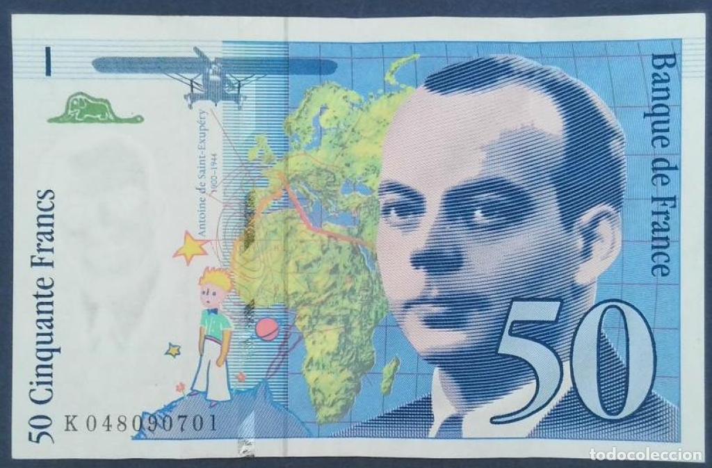 Billetes extranjeros: Francia, 50 Francs 1994-1999 - 157Ad - (MBC+ / XF) [K048090701]