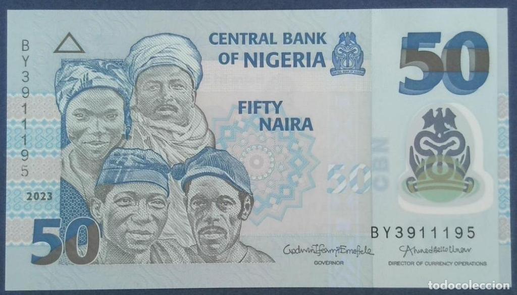 Billetes extranjeros: Nigeria, 50 Naira 2009-2021 - 40m - (SC / UNC) [BY3911195]