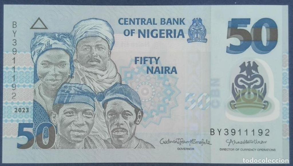 Billetes extranjeros: Nigeria, 50 Naira 2009-2021 - 40m - (SC / UNC) [BY3911192]