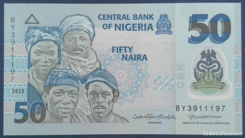 Billetes extranjeros: Nigeria, 50 Naira 2009-2021 - 40m - (SC / UNC) [BY3911197]