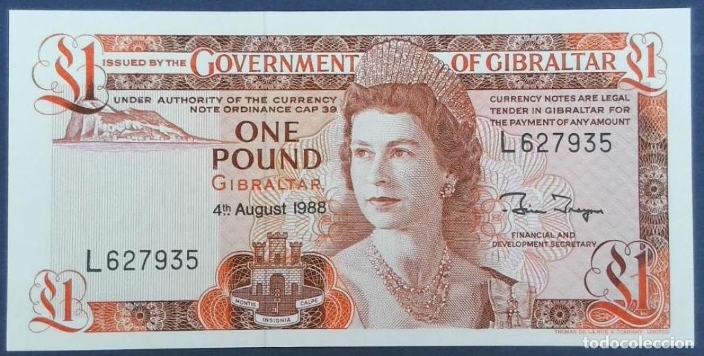 Billets internationaux: Gibraltar, 5 Pounds 1975 & 1988 - 21b - (SC / UNC) [L627935]