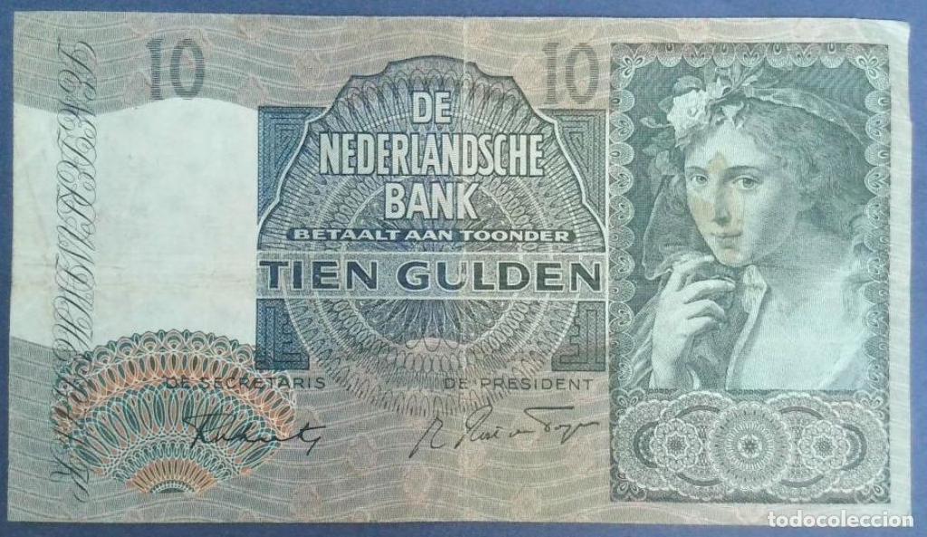 Billets internationaux: Pa&iacute;ses Bajos, 10 Gulden 1940-1942 - 56b - (BC / Fine) [7BD024880]