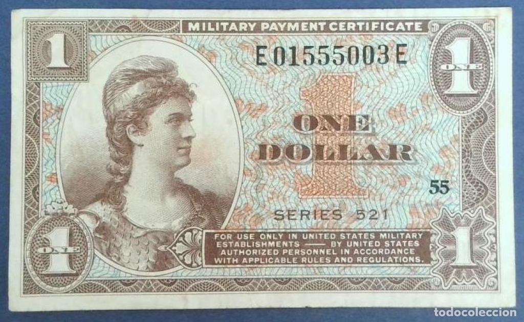 Billets internationaux: Estados Unidos de Am&eacute;rica, 1 Dollar ND - PM33 - (MBC / VF) [E01555003E]