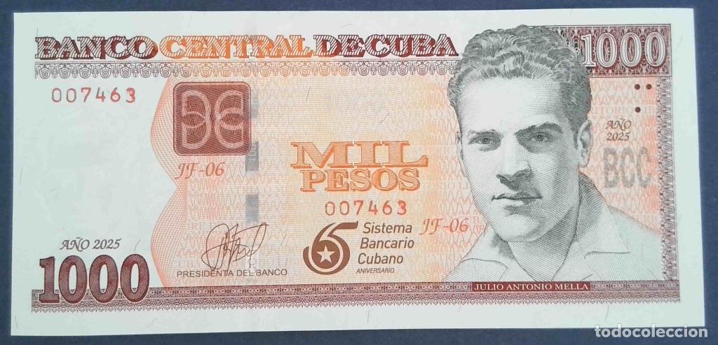 Billets internationaux: Cuba, 1.000 Pesos 2025 - 134 - (SC / UNC) [007463]