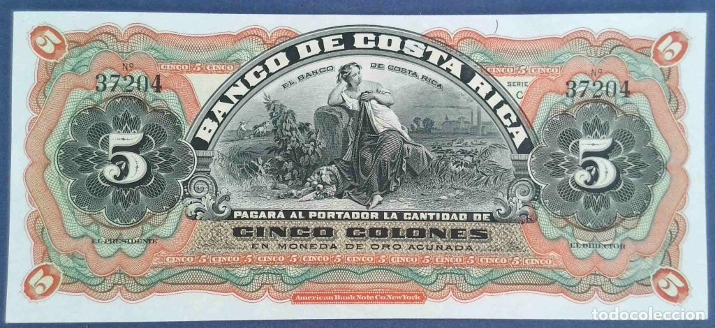 Billets internationaux: Costa Rica, 5 Colones ND - S173r - (SC / UNC) [37204]