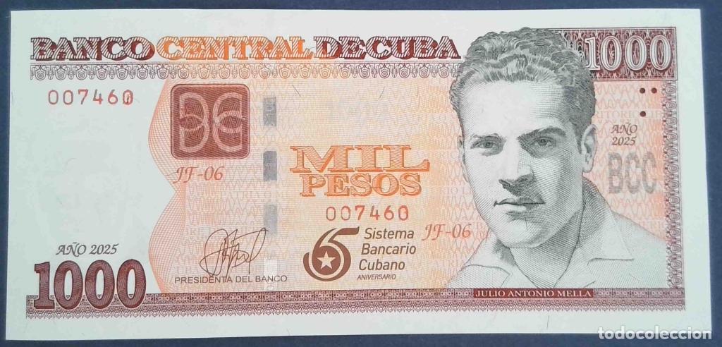 Billets internationaux: Cuba, 1.000 Pesos 2025 - 134 - (SC / UNC) [007460]