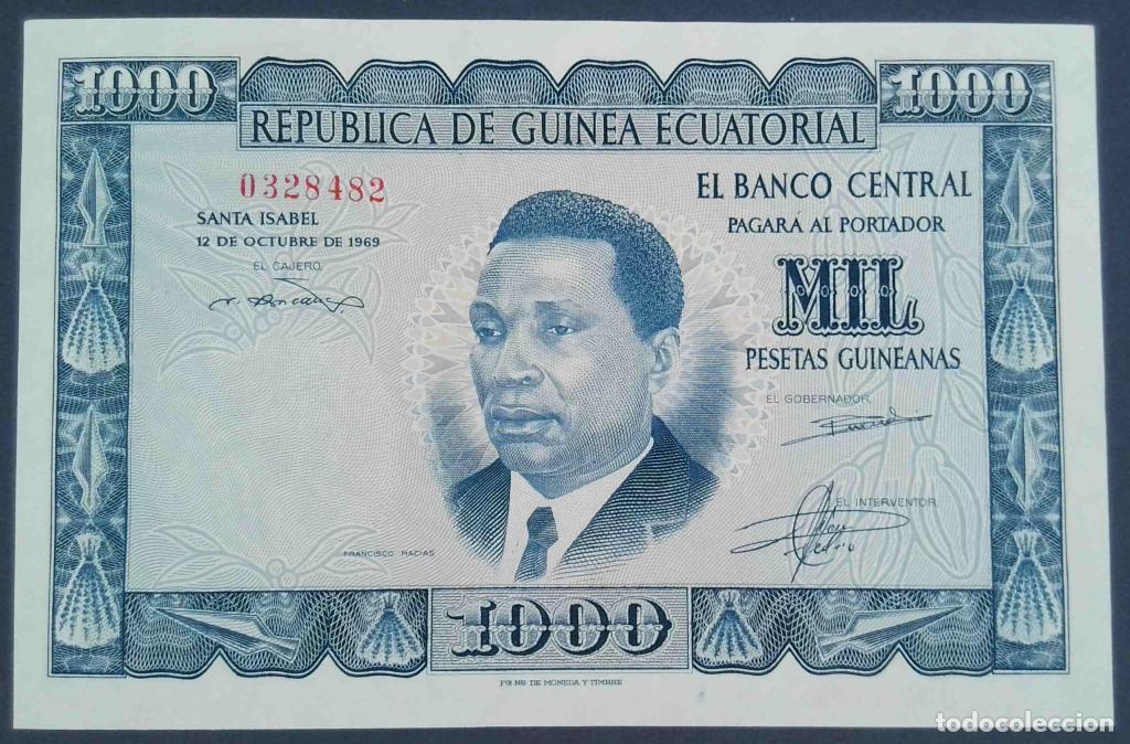 Billets internationaux: Guinea Ecuatorial, 1.000 Pesetas Guineanas 1969 - P3 - (SC- / UNC-) [0328482]