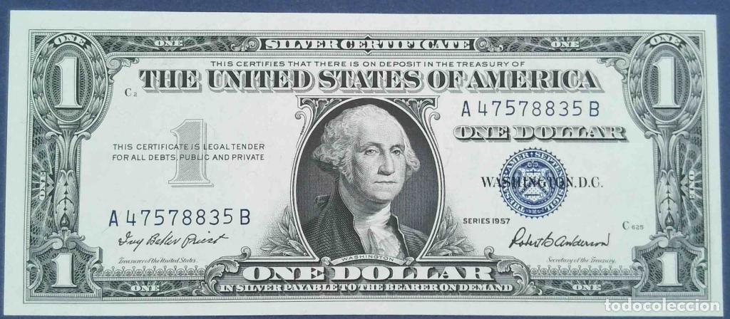 Billets internationaux: Estados Unidos de Am&eacute;rica, 1 Dollar 1957, 1957A - 419 - (SC / UNC) [A47578835B]