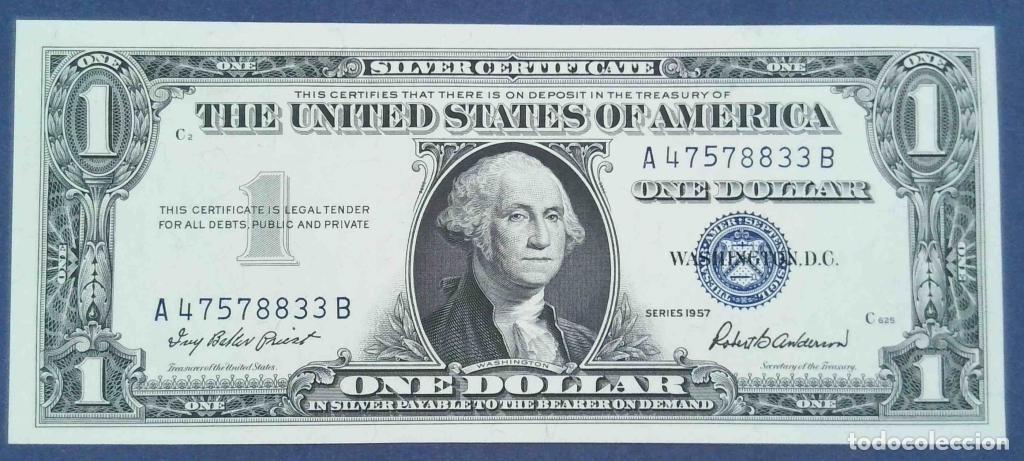 Billets internationaux: Estados Unidos de Am&eacute;rica, 1 Dollar 1957, 1957A - 419 - (SC / UNC) [A47578833B]