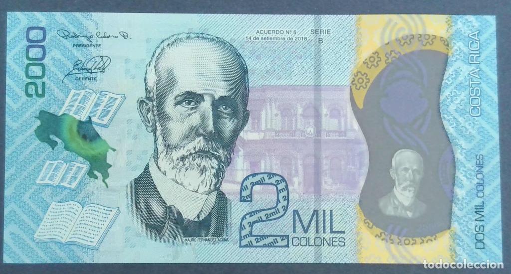 Billets internationaux: Costa Rica, 2.000 Colones 2018 - 280 - (SC / UNC) [B035054401]
