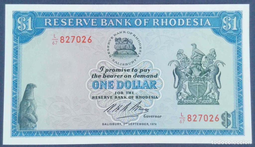Billets internationaux: Rodesia, 1 Dollar 1970-1974 - 30j - (SC / UNC) [L/67827026]