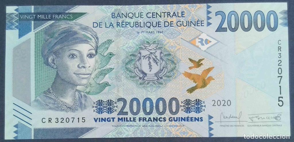 Billetes extranjeros: Guinea, 20.000 Francs Guin&eacute;ens 2015-2020 - 50c - (SC / UNC) [CR320715]