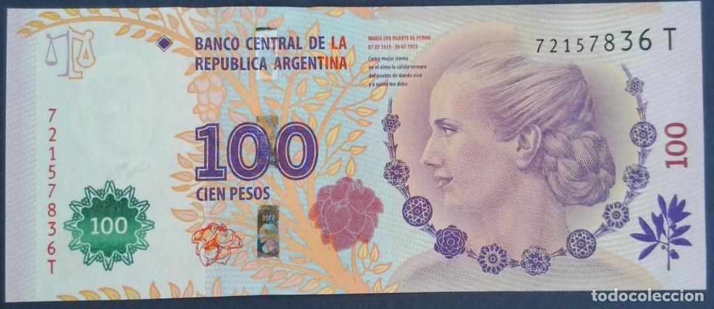 Notas Internacionais: Argentina, 100 Pesos ND (issued - 358b - (SC / UNC) [72157836T]