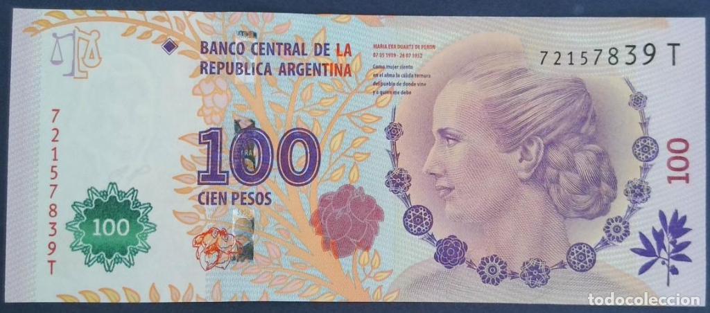 Notas Internacionais: Argentina, 100 Pesos ND (issued - 358b - (SC / UNC) [72157839T]