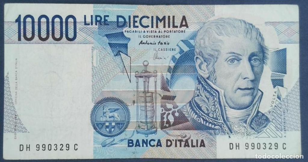 Notas Internacionais: Italia, 10.000 Lire 1984 - 112d - (MBC / VF) [DH990329C]