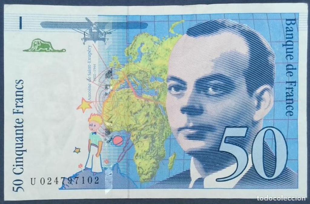 Billets internationaux: Francia, 50 Francs 1994-1999 - 157Aa - (MBC / VF) [U024797102]
