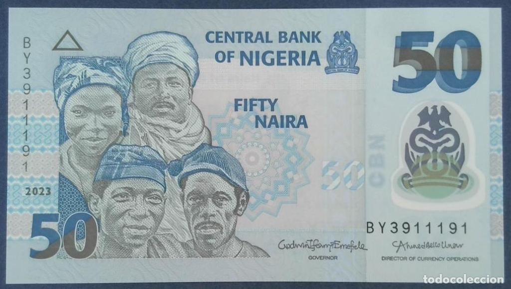 Billets internationaux: Nigeria, 50 Naira 2009-2021 - 40m - (SC / UNC) [BY3911191]
