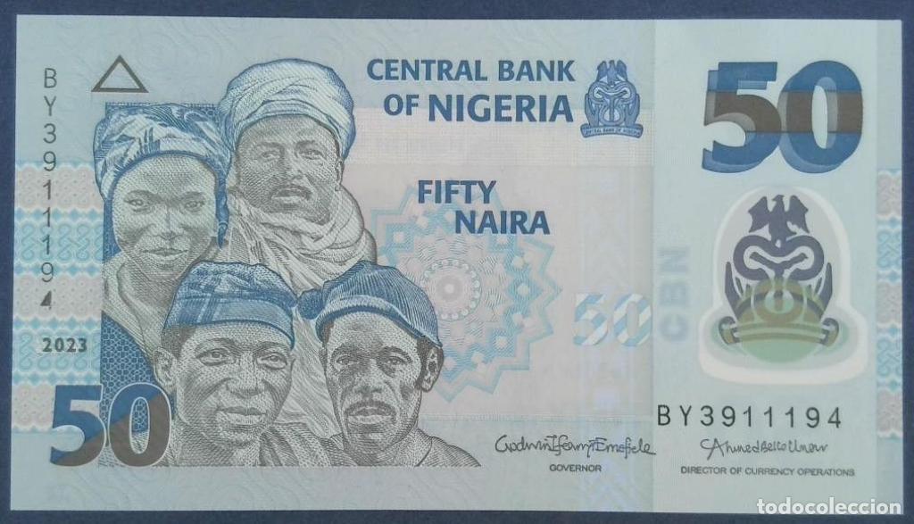 Internationale Banknoten: Nigeria, 50 Naira 2009-2021 - 40m - (SC / UNC) [BY3911194]