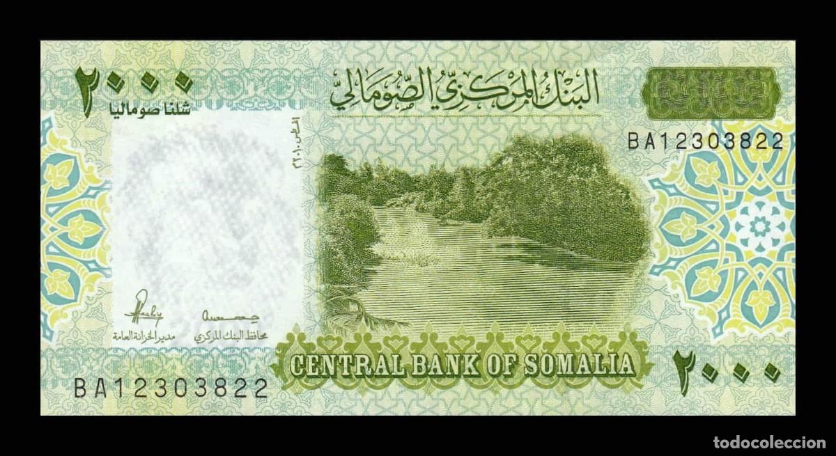 Billetes extranjeros: Somalia 2000 Chelines 2010 Pick 39 Sc Unc