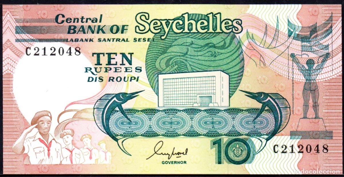 Billetes extranjeros: SEYCHELLES - 10 RUPIAS - Pick. 32 - S/C