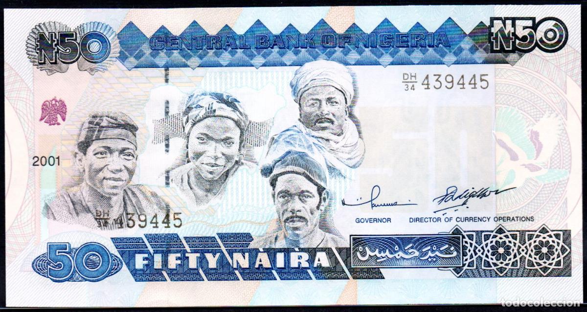 Billetes extranjeros: NIGERIA - 50 NAIRAS 2001 - Pick. 27 - S/C