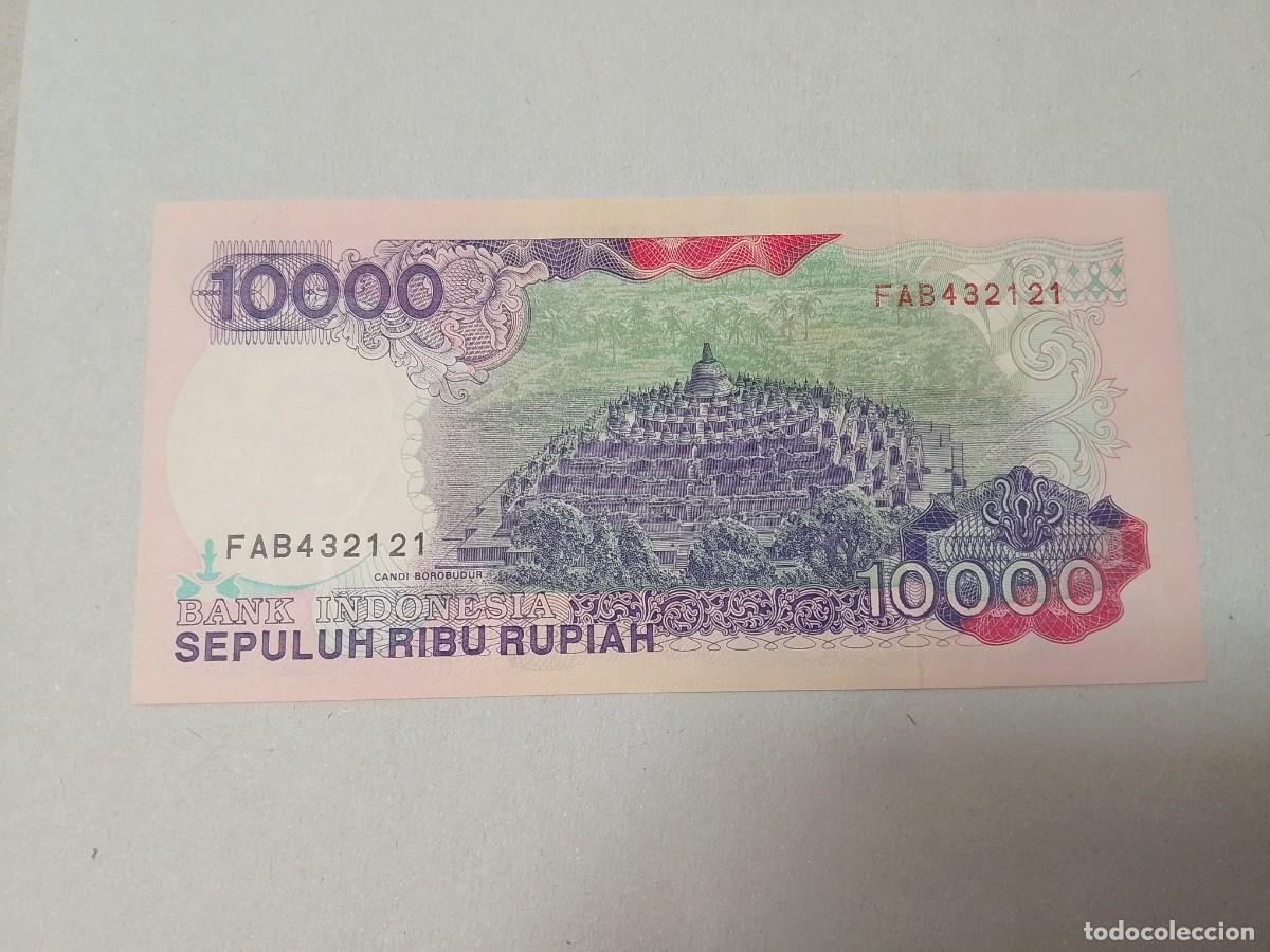 Billetes extranjeros: Billete Indonesia, 10000 Rupiah, a&ntilde;o 1992, UNC