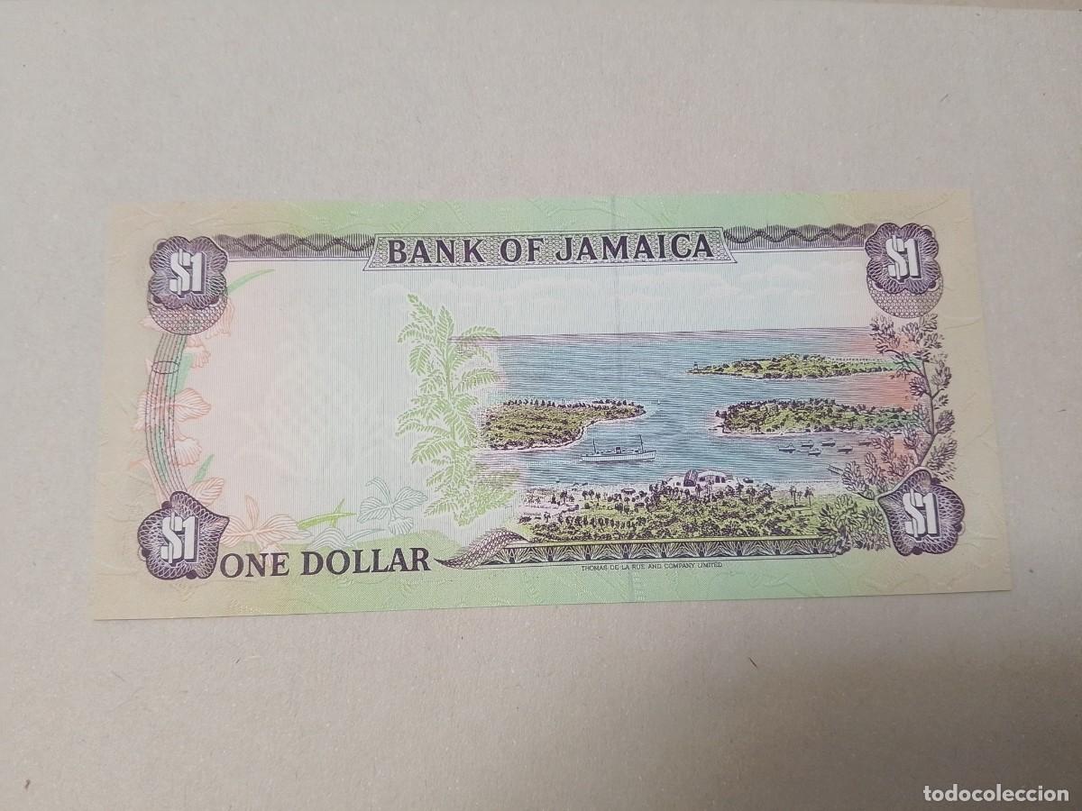 Billetes extranjeros: Billete Jamaica, 1 d&oacute;lar, a&ntilde;o 1990, UNC