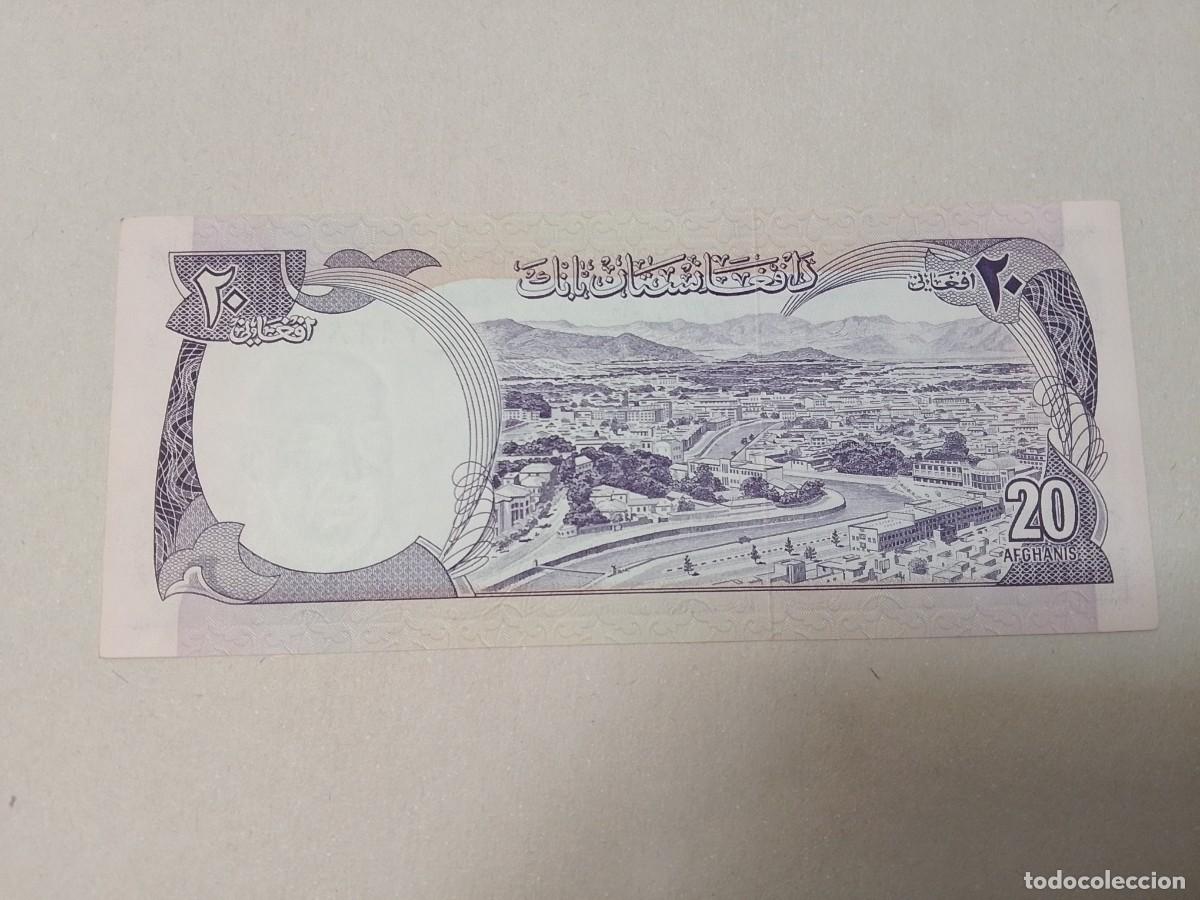 Billetes extranjeros: Billete Afganist&aacute;n, 20 afganis, a&ntilde;o 1977, UNC