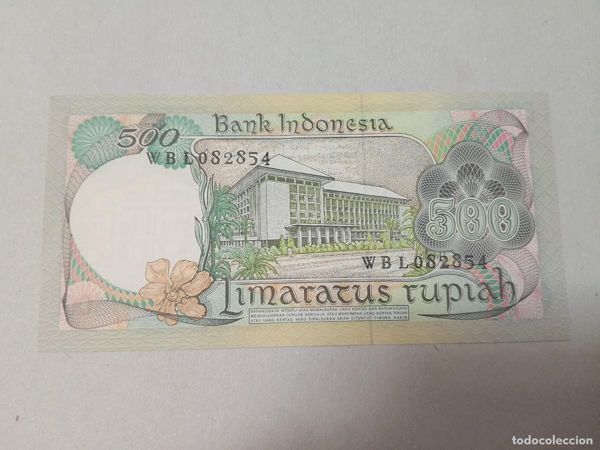 Billetes extranjeros: Billete Indonesia, 500 Rupiah, a&ntilde;o 1977, UNC