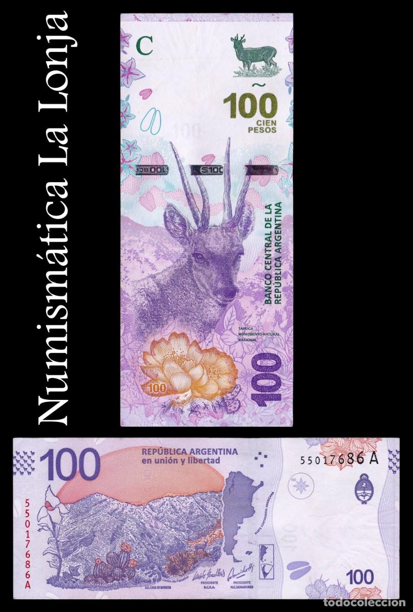 Billetes extranjeros: Argentina 100 Pesos Taruca 2018 Pick 363A Sc- aUnc