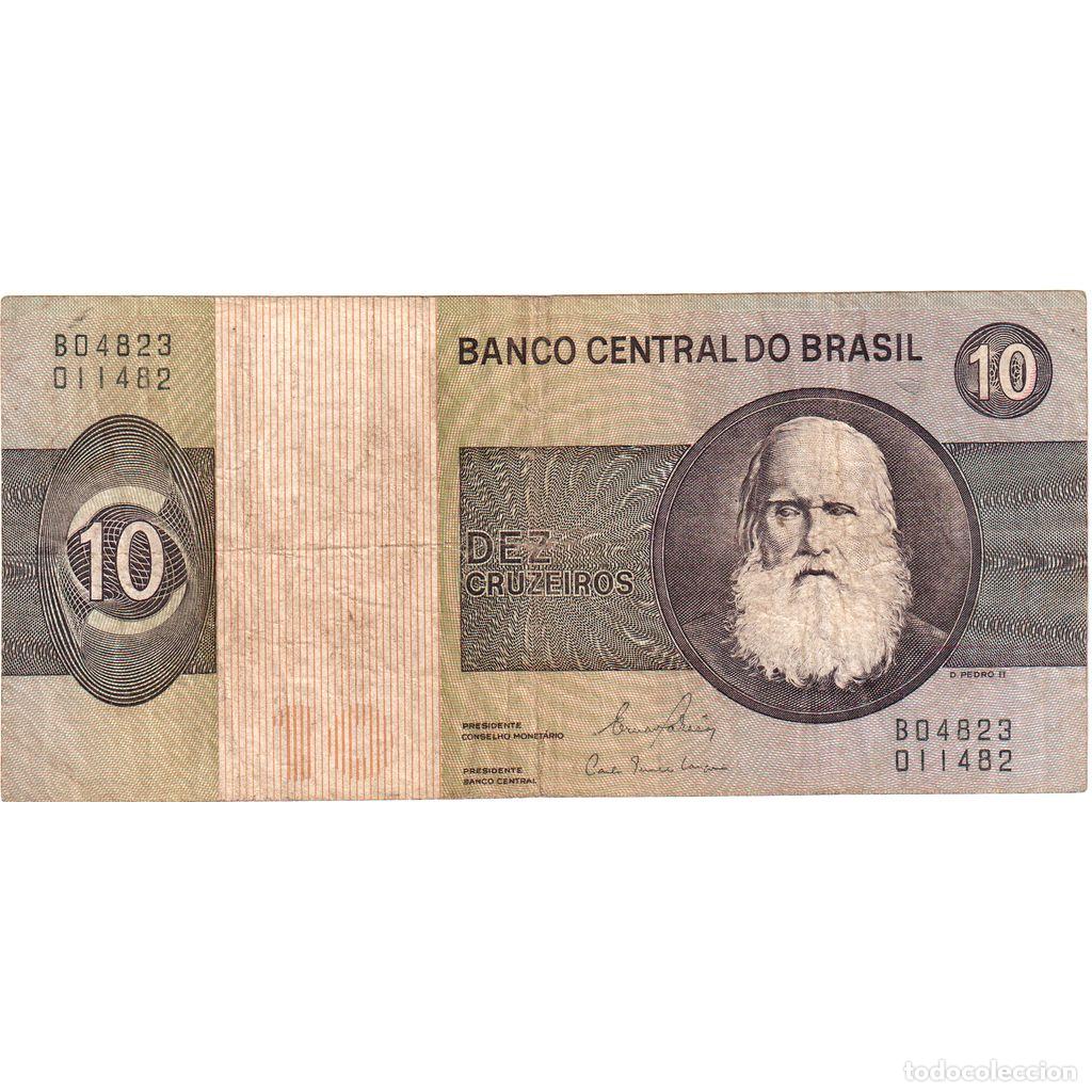 Billets internationaux: [#1233969] Billete, 10 Cruzeiros, Brasil, KM:193e, MBC
