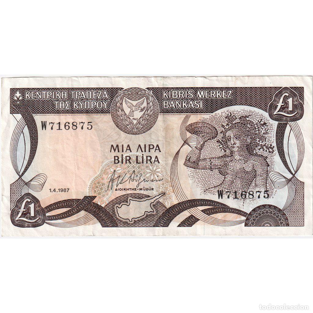 Billets internationaux: [#1233968] Chipre, 1 Pound, 1987-04-01, MBC