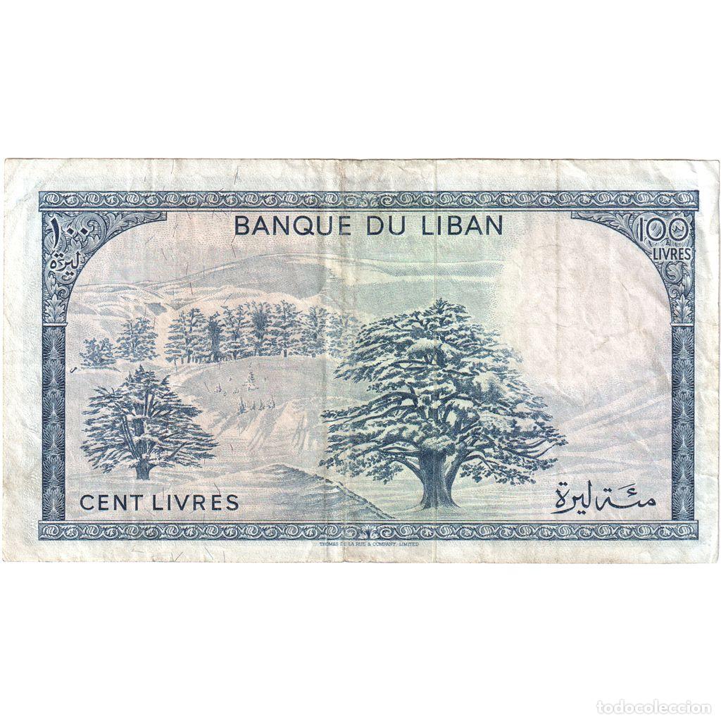 Billetes extranjeros: [#1233988] L&iacute;bano, 100 Livres, BC - Foto 2