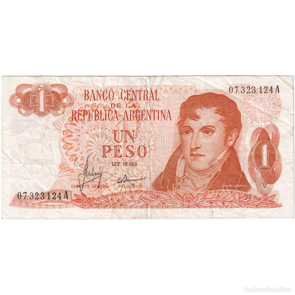 Billetes extranjeros: [#1233992] Argentina, 1 Peso, BC+