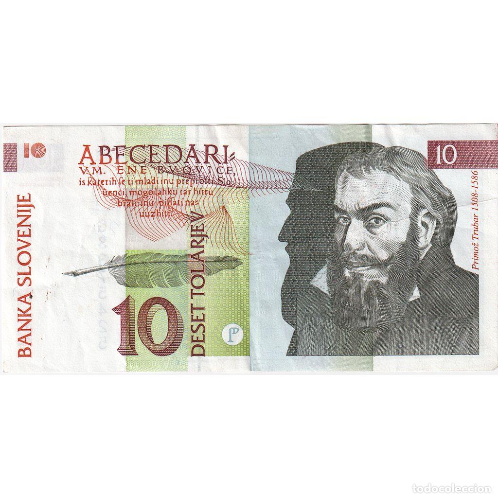 Billetes extranjeros: [#1233994] Billete, 10 Tolarjev, 1992, Eslovenia, 1992-01-15, KM:11a, MBC+
