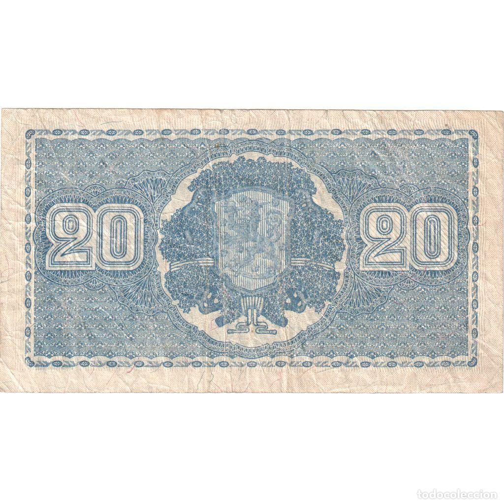 Billetes extranjeros: [#1234028] Finlandia, 20 Markkaa, BC - Foto 2