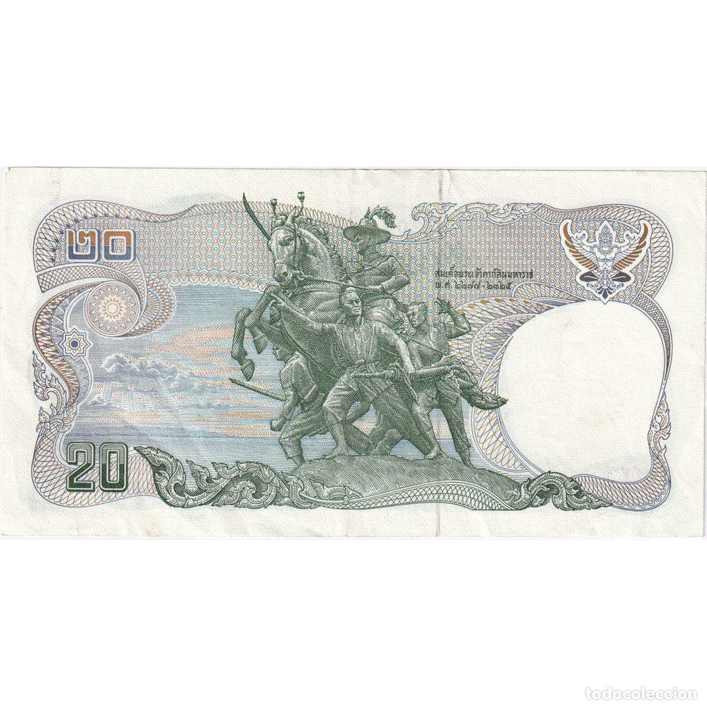 Billetes extranjeros: [#1234089] Tailandia, 20 Baht, MBC+ - Foto 2