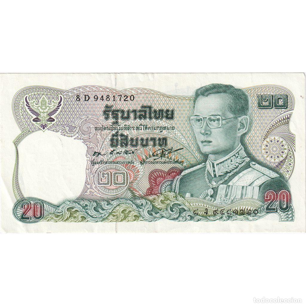 Billetes extranjeros: [#1234089] Tailandia, 20 Baht, MBC+